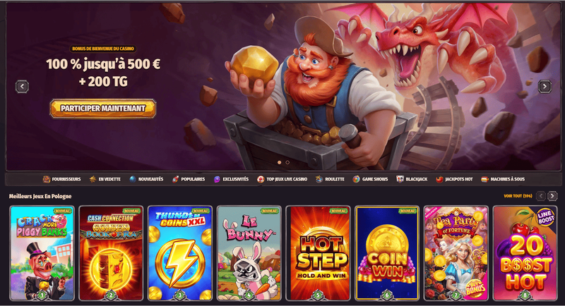 Dragonia casino en ligne